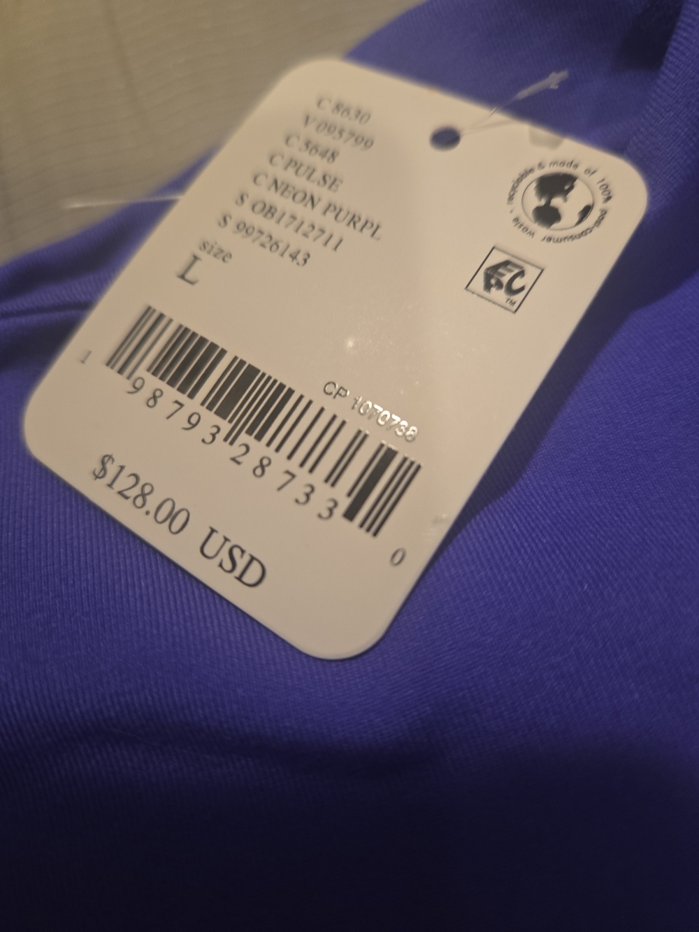Free People Movement NWT Swing Of Things Skortsie Purple SIZE L Retail $119 - Picture 6 of 6